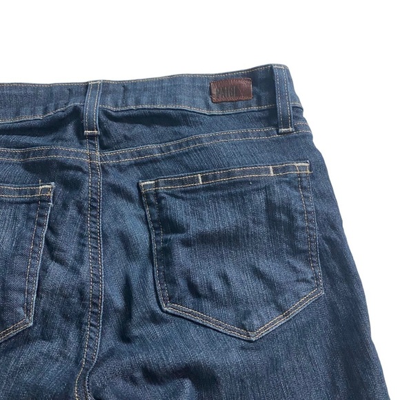 Paige Kylie Crop Dark Blue Jeans Size 25 - Picture 5 of 11